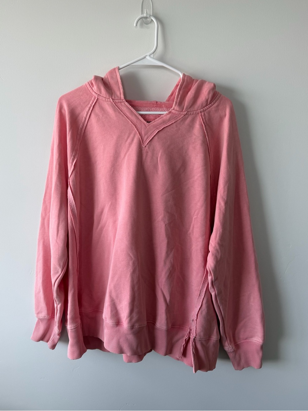 American Eagle Seriously Lived-In Pink Hoodie XS Soft Pullover Sweatshirt
